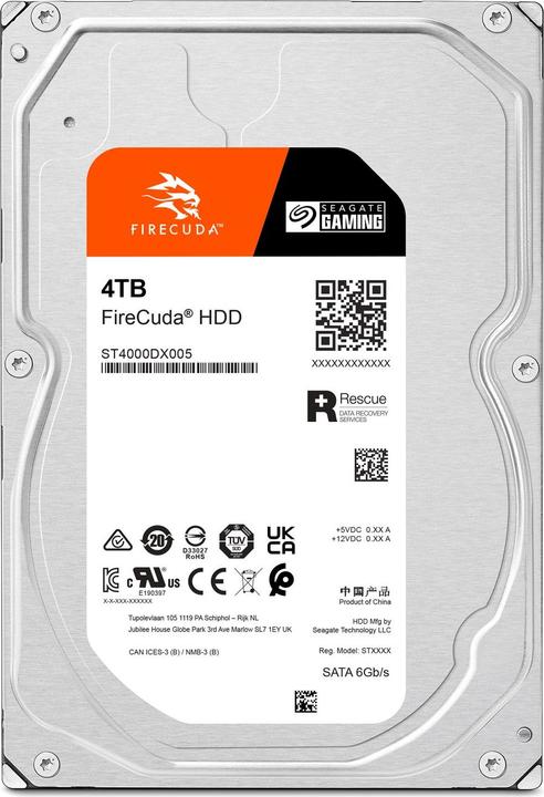 Actual product image Seagate FireCuda (4 TB, 3.5", CMR)