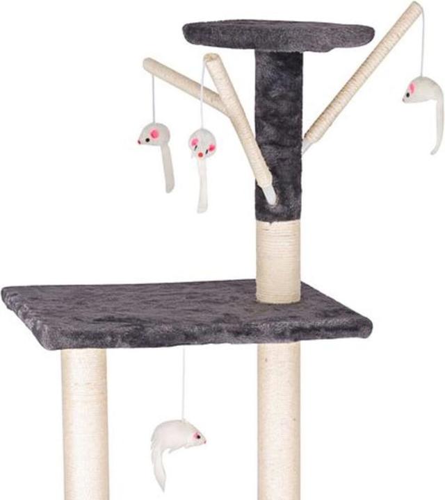 Actual product image Pet Toys Cat tree with viewing platform (140 cm, Charcoal)