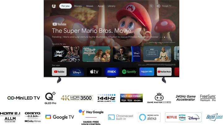 Actual product image TCL 98C855 (98", Mini-LED, 4K, 2024)