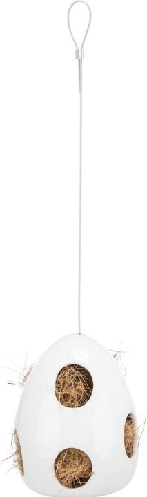 Actual product image Trixie Nesting aid, hanging, ceramic, 10.5 × 10.5 × 15 cm, white