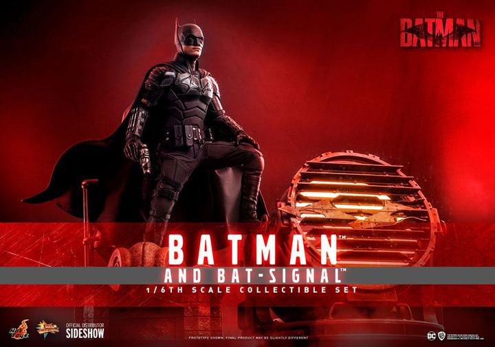 Image du produit Hot Toys The Batman figurine Movie Masterpiece 1/6 Batman with Bat-Signal 31 cm