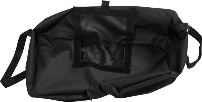 Produktbild Swisshandel24 Sonnenschirmständer Sandsack 2 x Beutel befüllbar 50 kg mit Schaufel Polyester + Kunststoff Schwarz