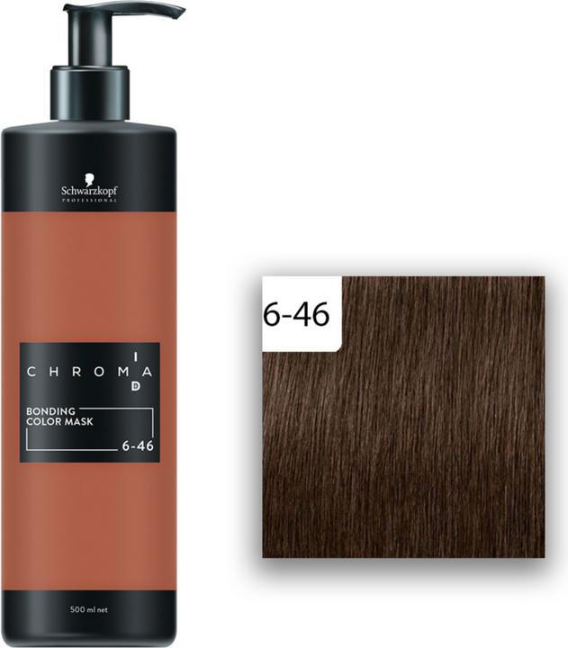 Produktbild Schwarzkopf Professional Chroma ID Bonding Color Mask 6-46 Dunkelblond Beige Schoko (300 ml)