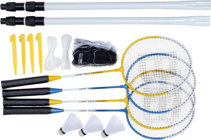 Baseline SPORTLINE 4 player pro badminton set, BGG1142