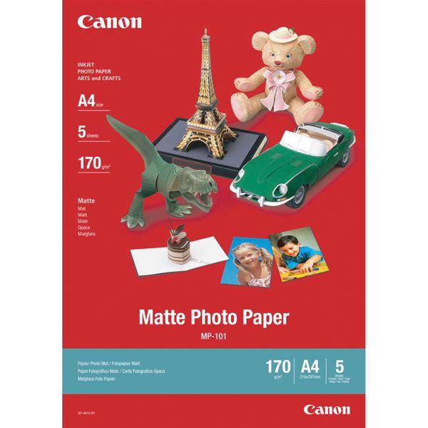 Produktbild Canon MP-101, Matte Photo, 5 Blatt (170 g/m², A4, 5 x)