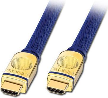 Image du produit Lindy Câble Premium Gold HighSpeed HDMI 1.4 avec Ethernet 0.5m (Adaptateur pour pied)