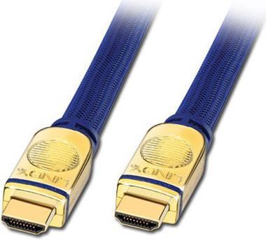 Lindy Câble HDMI 1.4 Premium Gold HighSpeed avec Ethernet 3m (3 m, HDMI)