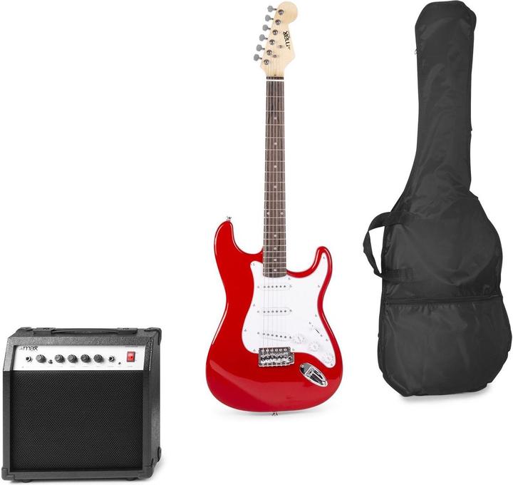Image du produit Max GigKit rouge (Guitare électrique, Tilleul, Bois)