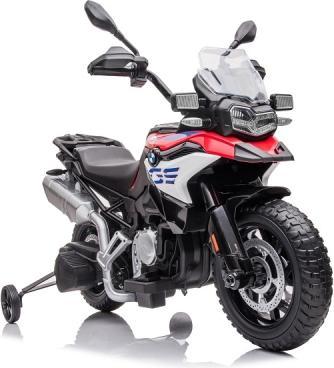 Produktbild Es-toys Elektro Kindermotorrad BMW F850 GS – 12V7A Akku – mit Stützräder, Musik und Lichter -EVA Reife