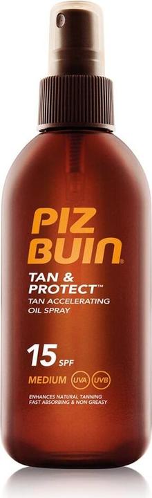 Produktbild Piz Buin Tan & Protect Oel Spray (Sonnenspray, SPF 15, 150 ml, 164 g)