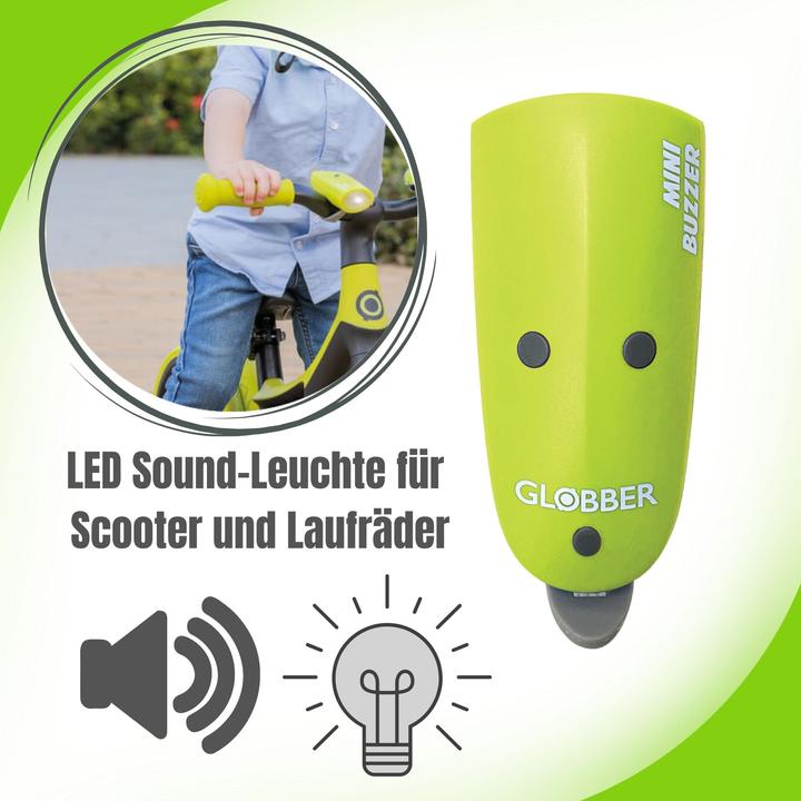 Image du produit Globber Mini Buzzer - Lumière sonore à LED pour trottinette