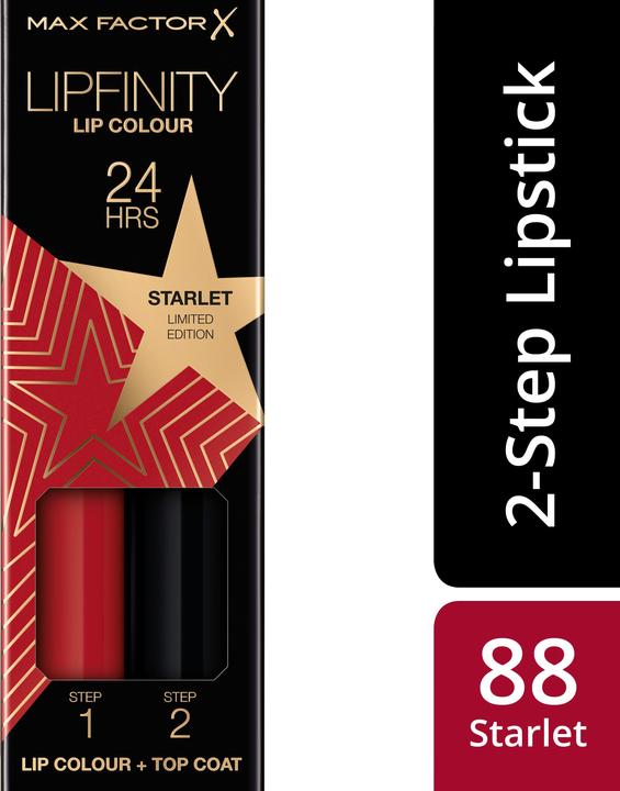 Actual product image Max Factor Lipfinity 24HRS (88 Starlet)