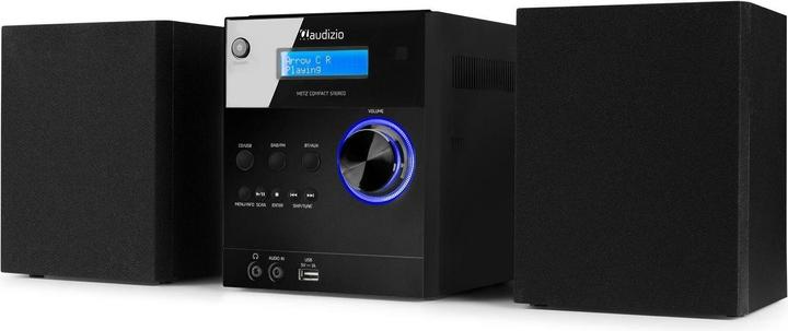 Actual product image Audizio Metz Micro-HiFi System (Bluetooth, CD player, 2x 15 W)