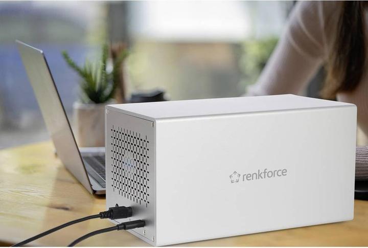 Productafbeelding Renkforce RF-5587610 SATA harde schijf behuizing 2,5 inch, 3,5 inch USB-C® 5Gbps (2.5", 3.5")