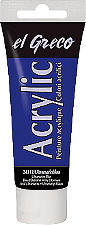 Actual product image Kreul el Greco Acrylic 75ml (Light blue, 75 ml)