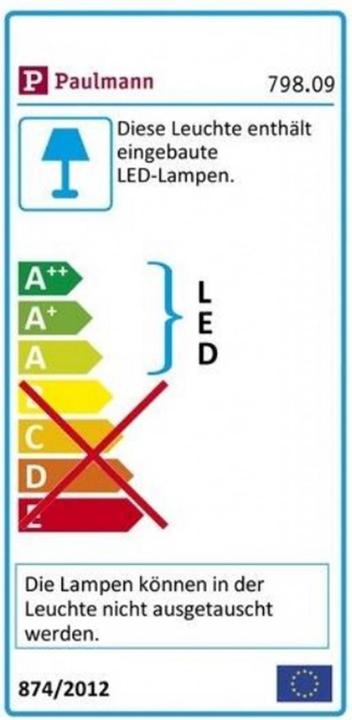 Energie-Label Paulmann Amaris (4000 lm)