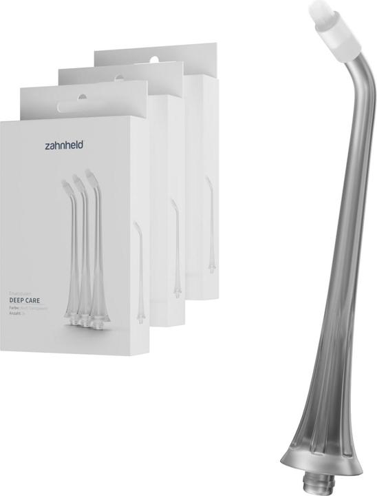 Immagine prodotto Zahnheld Deep Care 9x spazzolino di ricambio bianco (Accessori per irrigatori orali)