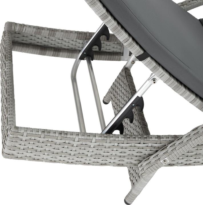 Produktbild tectake Rattan Sonnenliege Océane (190 cm)