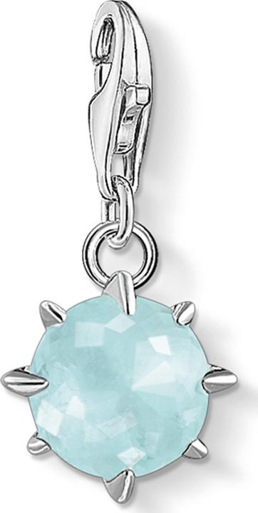 Thomas Sabo Charm-Anhänger Birthstone March (925er Silber)