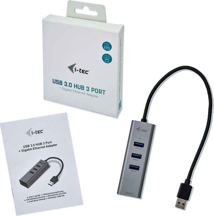 Image du produit i-tec U3METALG3HUB (USB-A, 3 Ports)