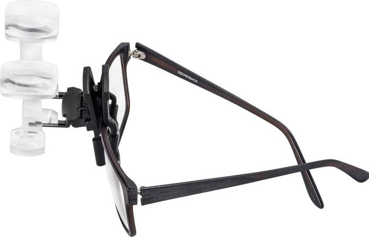 Produktbild Eschenbach 162461 maxDETAIL clip Lupenbrille mit Clip Vergroesserungsfaktor 2 x