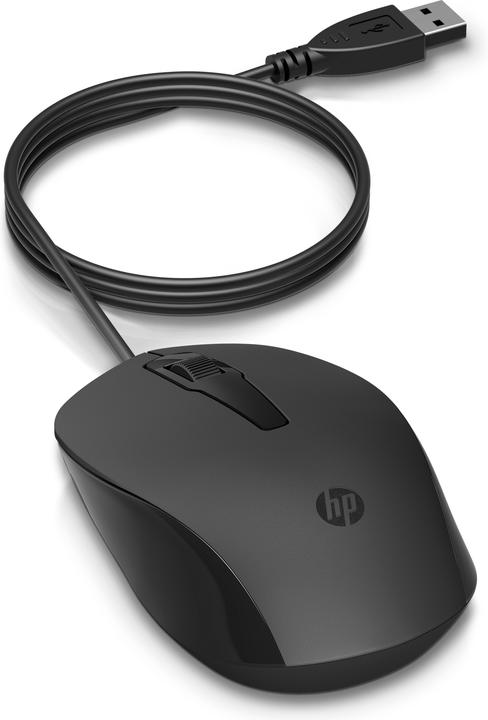 Produktbild HP 150 USB mit Kabel – Schwarz (Kabelgebunden)