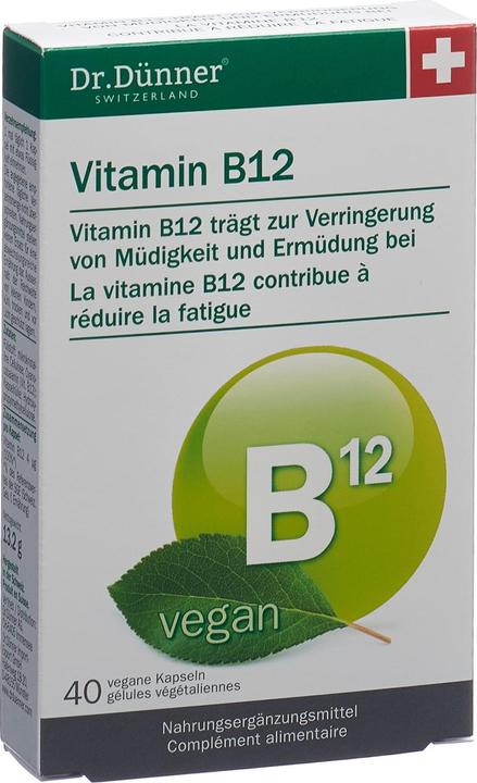 Actual product image Dr. Dünner Vitamin B12 (40 Piece, Capsules, 35 g)