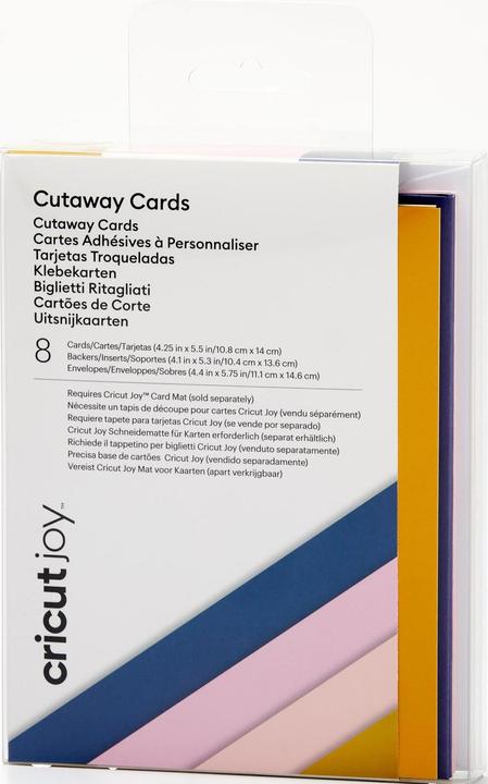 Cricut Joy cut-away card rain sampler A2 10 pieces(P) (8 x, 10.8 x 14 cm)