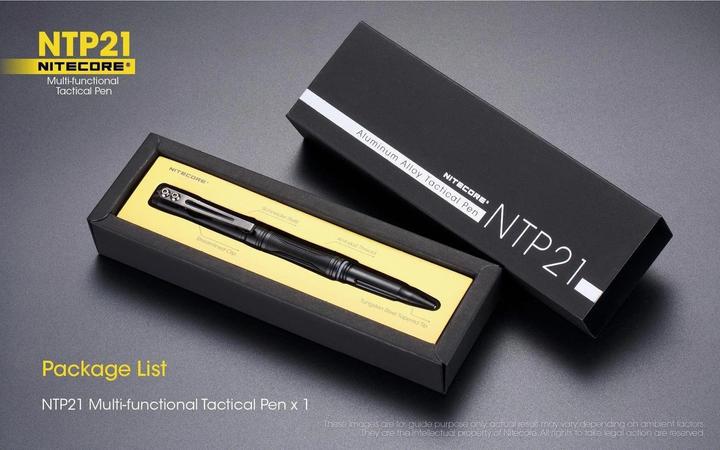 Produktbild Nitecore Tactical Pen NTP21 (Schwarz, 1 x)