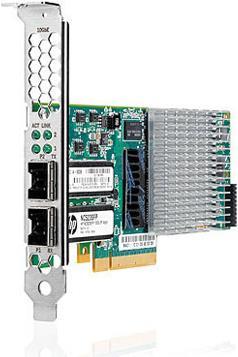 Immagine prodotto HPE ProCurve, adattatore per server 10Gb a 2 porte (Mini PCI Express)
