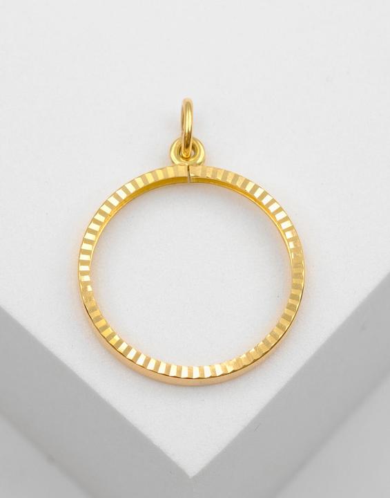 Produktbild Muau Münzfassung (750/18K Gelbgold)