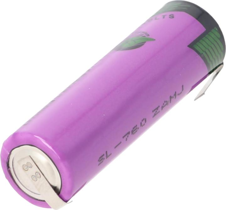 Actual product image Tadiran Batterie SL-760/T mit Lötfahnen in U-Form (1 pcs., AA, 2200 mAh)