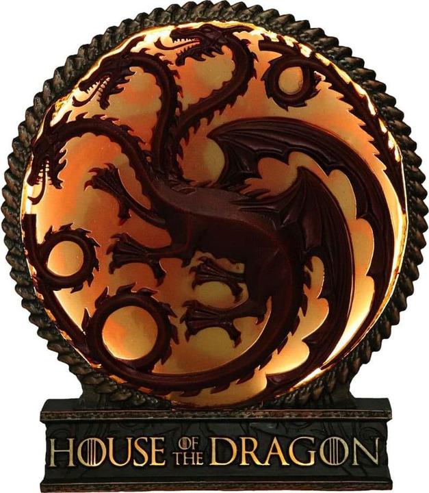 Actual product image Nemesis Now House of the Dragon LED-Light Logo 20 cm (20 x 18 x 4 cm)