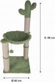 Image du produit Lola Toys arbre a chat cactus avec jouet et hamac polyester/