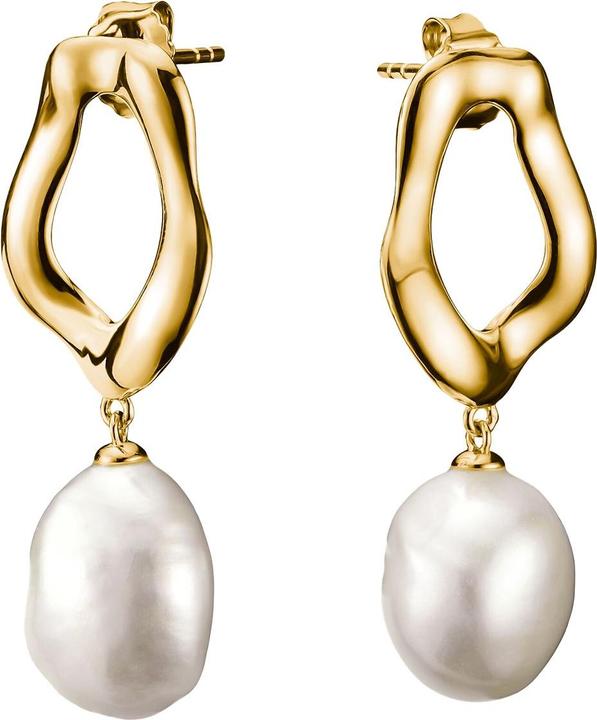 Actual product image Thomas Sabo Ohrringe mit Perle Natural Beauty vergoldet (Silver 925)
