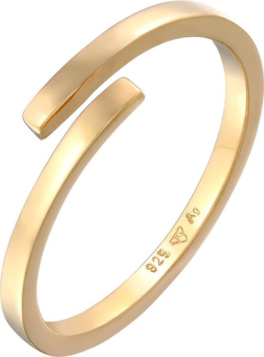 Produktbild Elli Ring Wickelring Offen Statement Geo 925 Silber (54, 925 Silber)