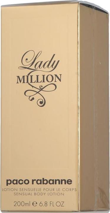 Actual product image Paco Rabanne Lady Million (Body cream, 200 ml)