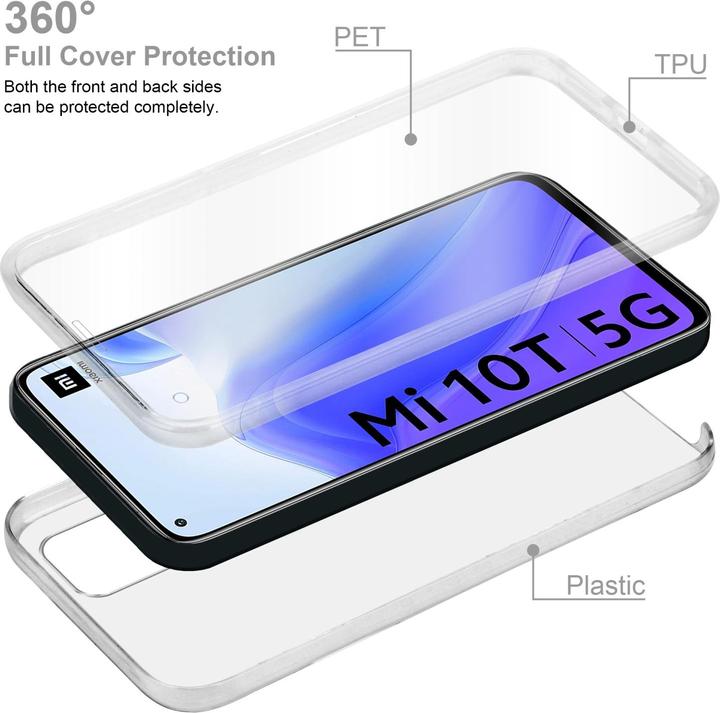 Actual product image Cadorabo TPU Hull 360 Degree Case (Mi 10T Pro, Mi 10T)