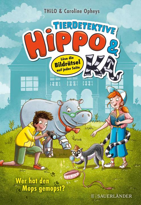 Immagine prodotto Tierdetektive Hippo & Ka – Wer hat den Mops gemopst? (Tedesco, Caroline Opheys, THiLO, 2024)