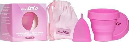 Produktbild Inca Farma Menstruationstasse gross mit Deckel