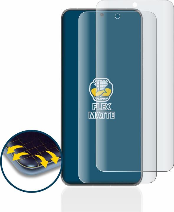Produktbild BROTECT Full-Cover Displayschutz Matt (2 Stück, Huawei P60 Pro)
