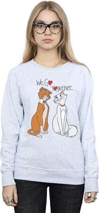 Actual product image Disney Womens/Ladies The Aristocats We Go Together Sweatshirt (XXL)