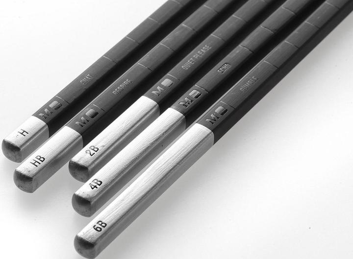 Actual product image Moleskine Drawing pencil set (3 mm, 6B, 2B, 4B, H, HB, 5 x)