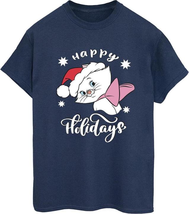 Disney Die Aristocats Frohe Feiertage Baumwolle Boyfriend TShirt