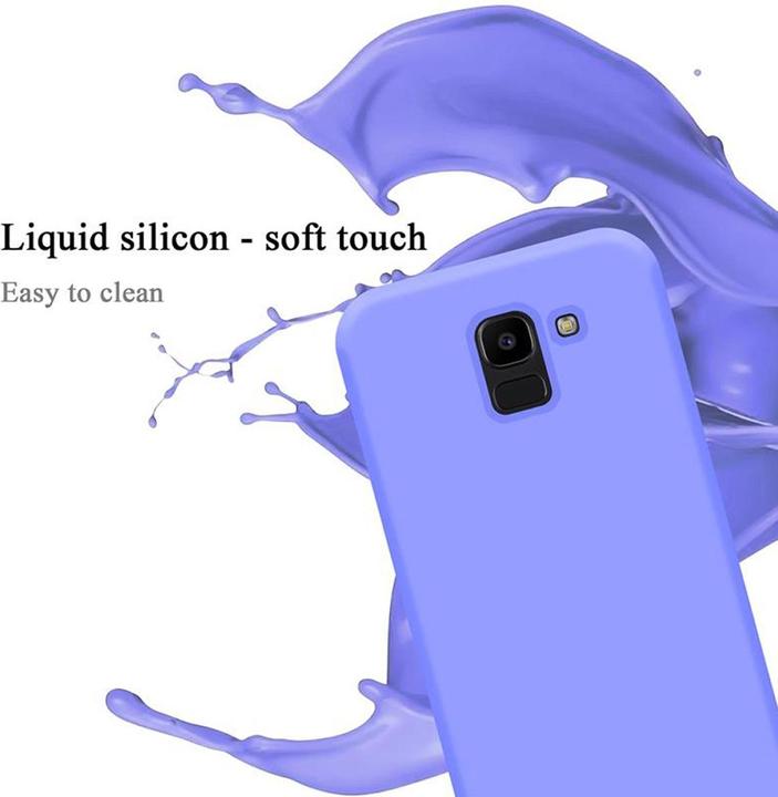 Immagine prodotto Cadorabo Copertura della cassa del silicone liquido TPU (Samsung Galaxy J6 (2018))