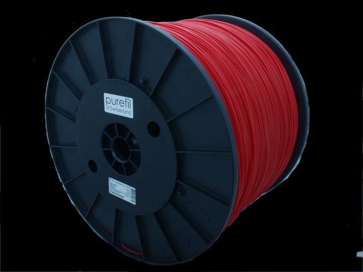 Actual product image Purefil abs filament (PLA, 1.75 mm, 10000 g, Red)