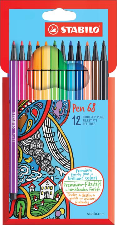 Immagine prodotto STABILO Penna 68 (Multicolore, 12 x)