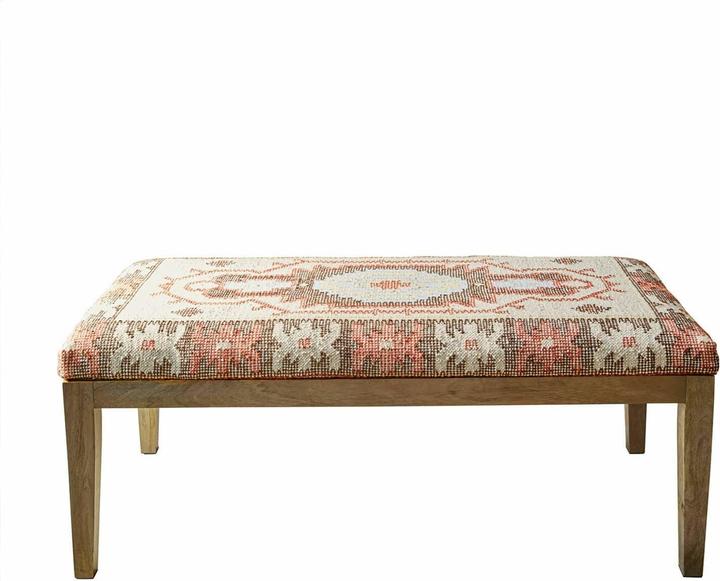 Produktbild Loberon Bank Kadiran braun/beige (122 cm)