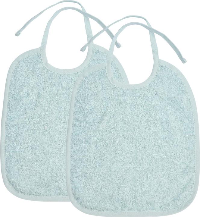 Meyco Lätzchen 2-pack basic Frottee light blue