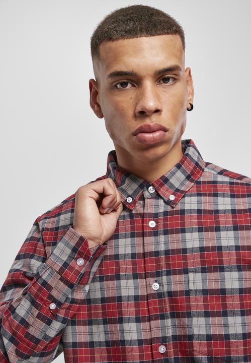 Actual product image Urban Classics Plaid Cotton Shirt - 15279 (L)